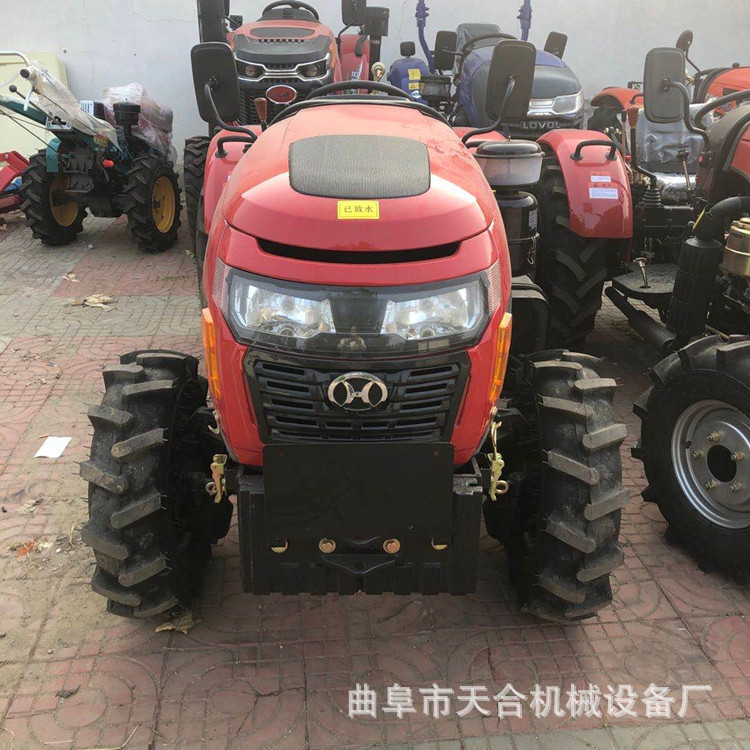 高性价大棚王四轮拖拉机果园大棚用旋耕犁地机功率大配套性能好