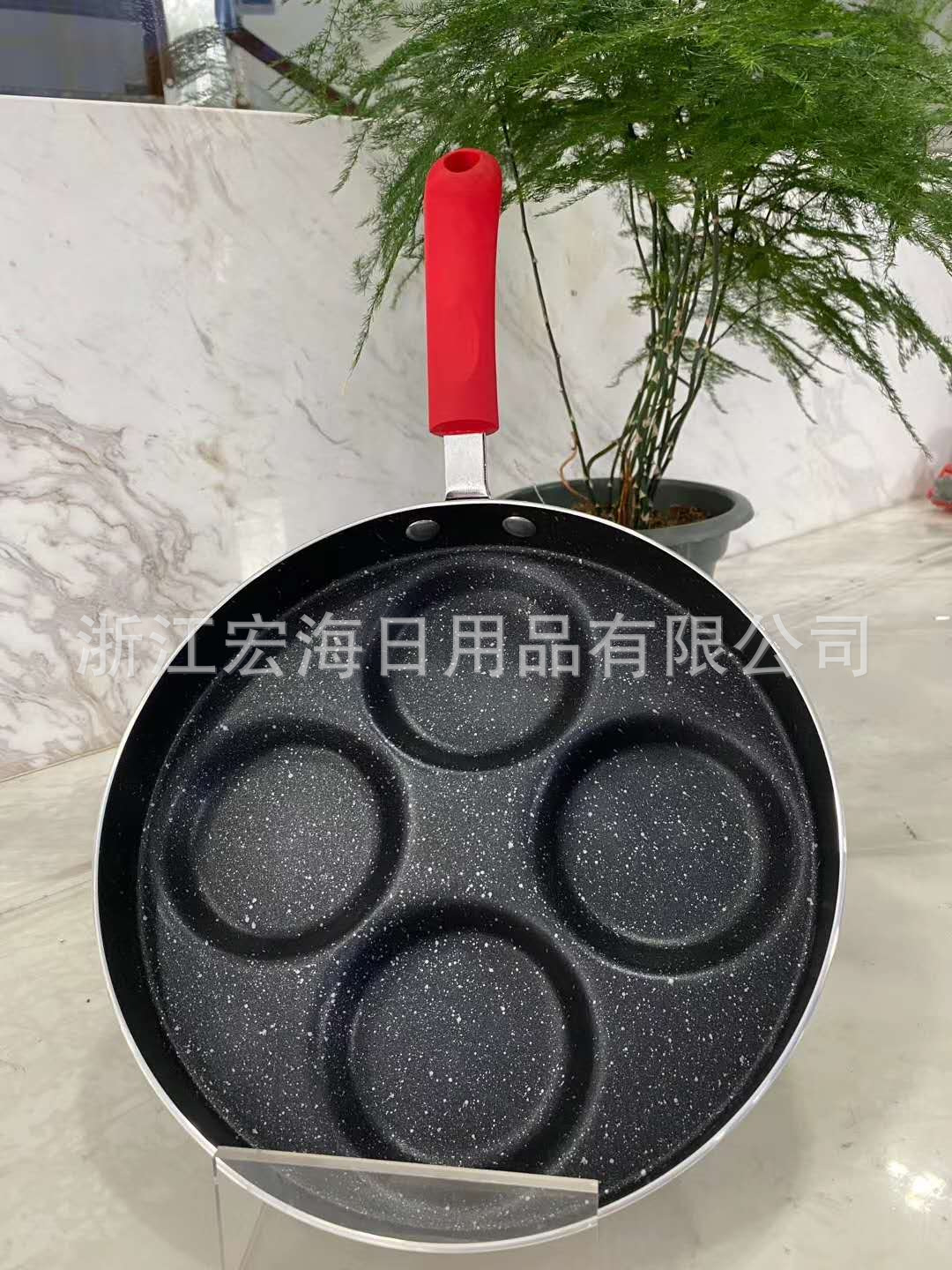 早餐三合一煎锅多功能多格分隔牛排平底煎锅不粘锅煎蛋电磁炉通用