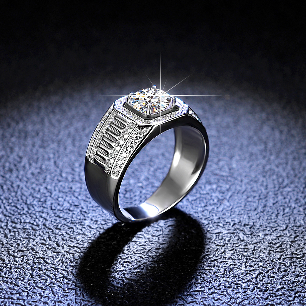 9g Weight Moissanite, Zircon Inlay Material Rings Classification 1 Piece Quantity 925 Sterling Silver Moissanite Zircon Heart Shape Rings