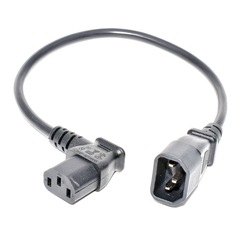 L-shaped 90-degree elbow connector with a square tail, left and right, up and down bends, computer tail, host server, rice cooker, oven power cord