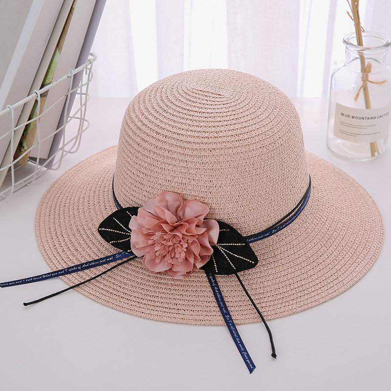 Women's Basic Lattice Bow Knot Bowknot Flat Eaves Straw Hat display picture 18