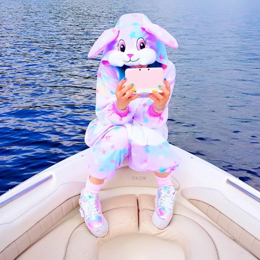 flannel cartoon rabbit for men and women