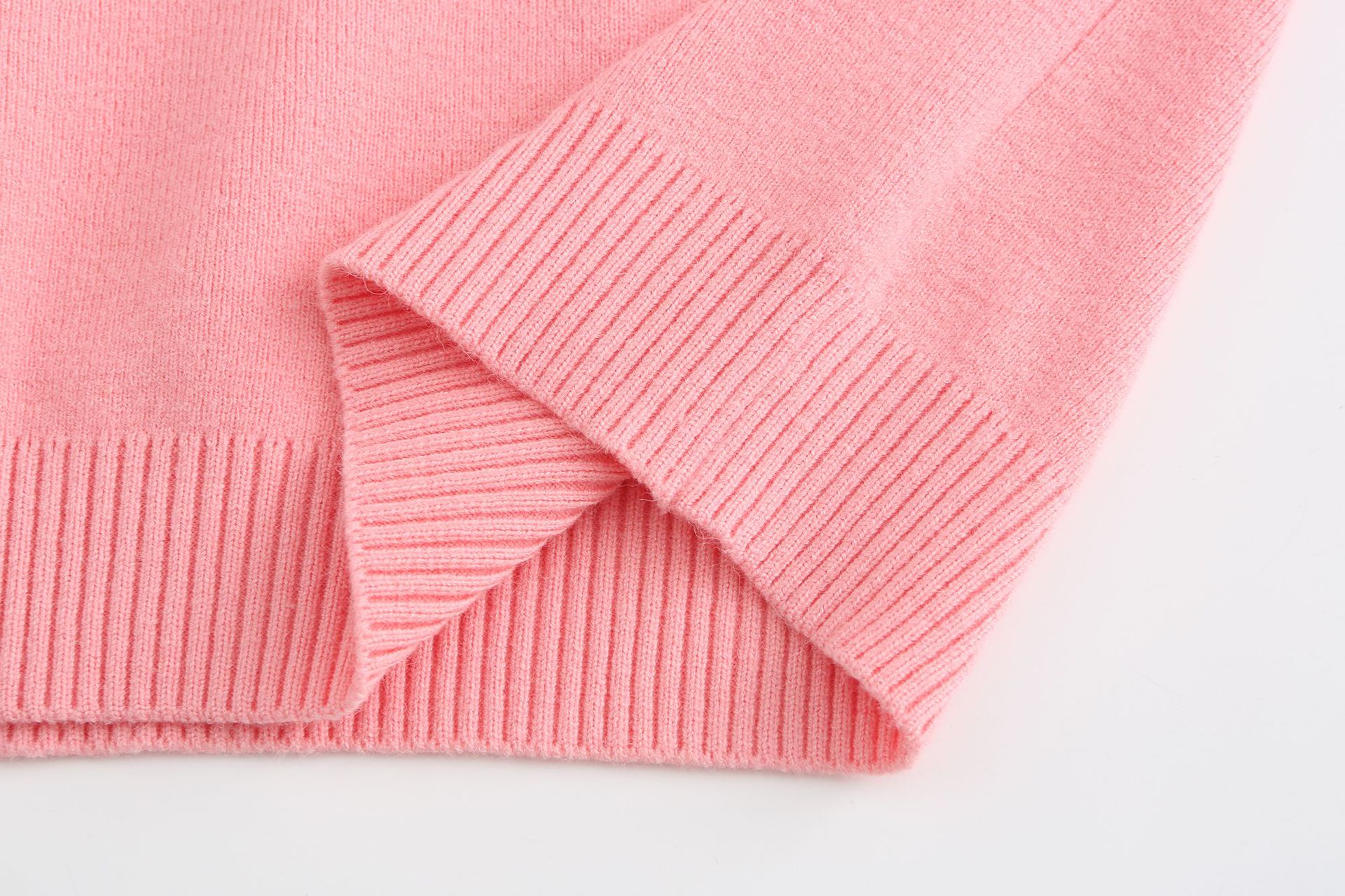 Women's Sweater Set Summer Macaron Colour Matching Co-ord Suit_voghion.com