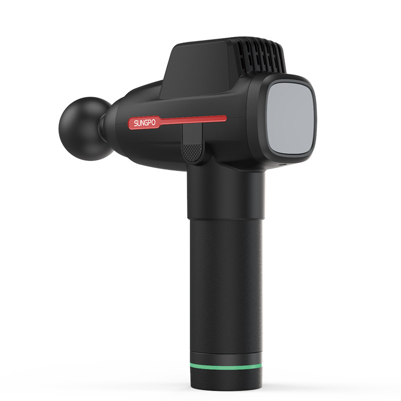 跨境家用健身按摩器材运动肌肉放松高频震动无刷电机电动按摩枪