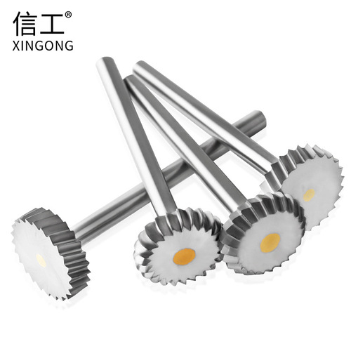 Xin Gong Carbide Rotary File 3mm 6mm Special Shaped T Shape Y Trapezoidal Arc Slotted Tungsten Steel Milling Cutter Factory Direct Sales