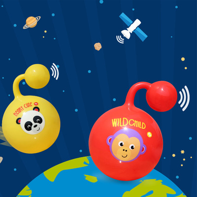 Fisher F0528 Swing the bell ball baby baby Grasping the ball Rubber ball Rattle Ball Custom processing