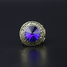 1963 洛杉矶道奇世界棒球冠军戒指 紫宝石设计
