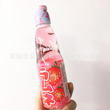 日本进口哈达草莓味波子汽水果味碳酸饮料网红饮品200ml 30瓶一箱
