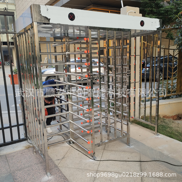武汉工地全高转闸实名制通道闸机人脸识别工地管理系统人行通道闸