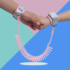 Children's rotating anti-lost belt traction rope baby sensor whistle anti-shear reflective anti-lost baby artifact anti-lost bracelet