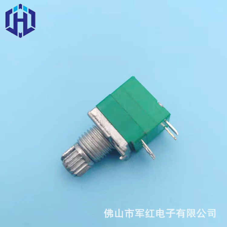 厂家直销9mm开关电位器 五脚直插头灯 功放 喷雾器电位器