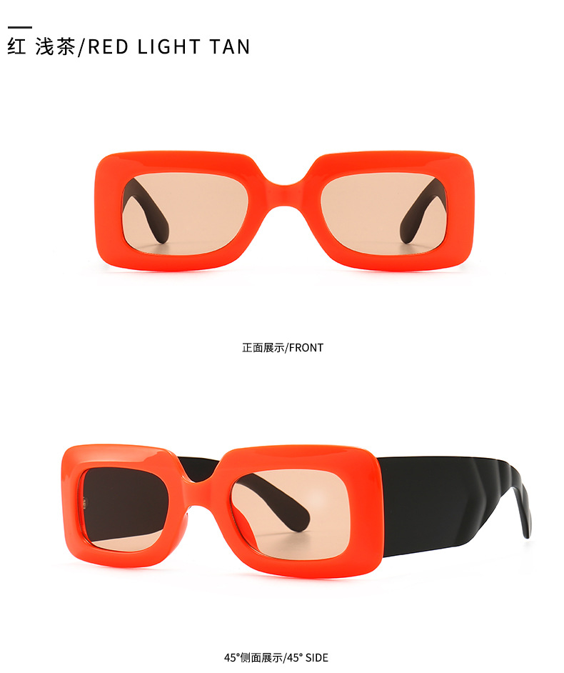 55g Weight UV400 Protection Lens Material Unisex Gender Retro, Fashion Style White, Red, Green, Black Color Retro Fashion UV400 Protection Women's Sunglasses 8