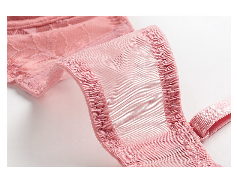 Sexy Lace Bra And Brief Set For Women With Large Chest Support_voghion.com