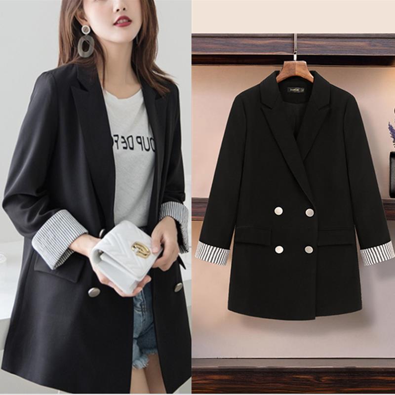 Fat sister spring clothes Small suit new pattern French leisure time Western style Easy XL Women's wear mm Suit coat