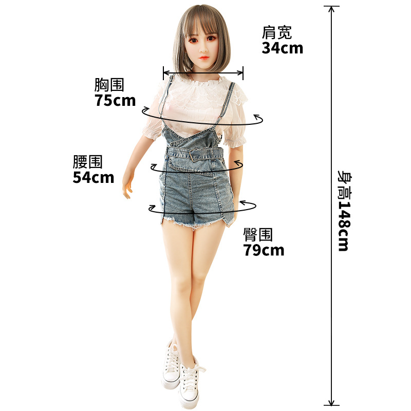 男用品女全身实体硅胶1比1真人倒模非充气i娃娃带骨架情趣性用具1