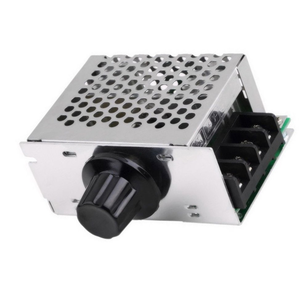 4000W进口大功率可控硅 电子调压器 调光 调速 调温 配保险外壳