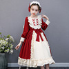 Autumn dress, children's small princess costume, Japanese cute girl's skirt, 2023, Lolita style, children's clothing