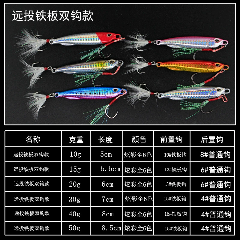Customized processing iron plate lead fish road sub -bait leading fake bait