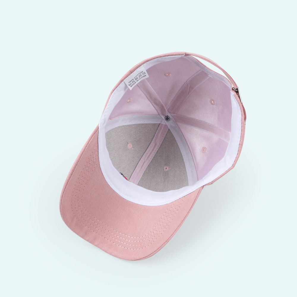 Embroidered Hard Top Korean Version Of The Wild Trend Cap Summer Fashion Men's Outdoor Sun Hat display picture 8