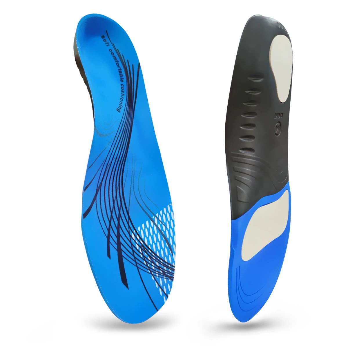 Корректирующая стелька с плоскостопью спортивная стелька ароортопедическая стелька высокоэластичная утолщенная дышащая стелька амортизация