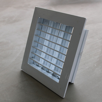 廠家批發 中央空調通風口 定制單層百葉排風口 雙層百葉進風口