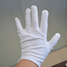 纯棉白手套防护手工电子器件司机防汗品检薄手套厂家批发量大优惠