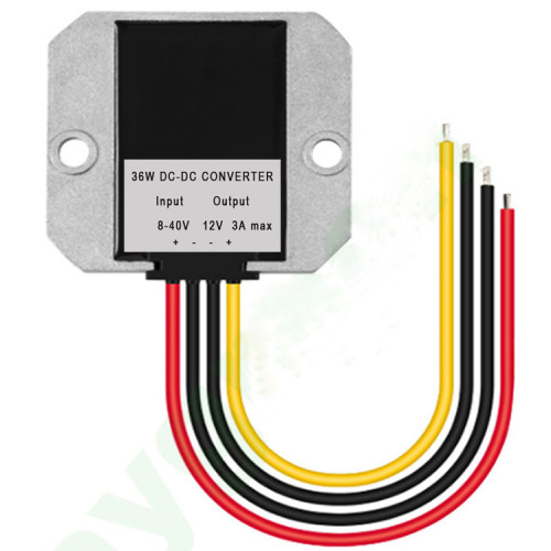 8-40V to 12V 3A Car Power Supply 12V to 12V DC Converter 24V to 12V Step-Down Module