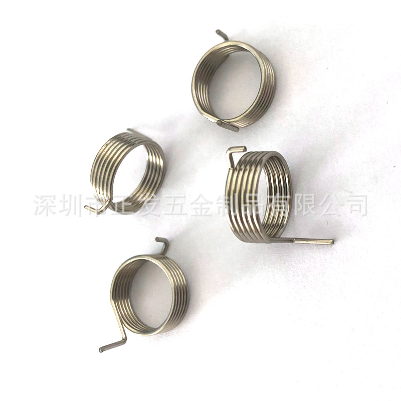 厂家供应不锈钢扭转弹簧门锁电器弹簧小拉簧耐高温灯具扭簧定制
