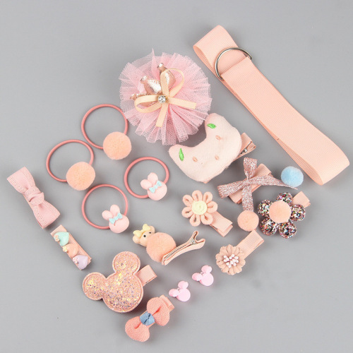 2pack Children hair barrette hair accessories set girl Scrunchies headdress baby princess super fairy cute little girl hairpin baby hairpin