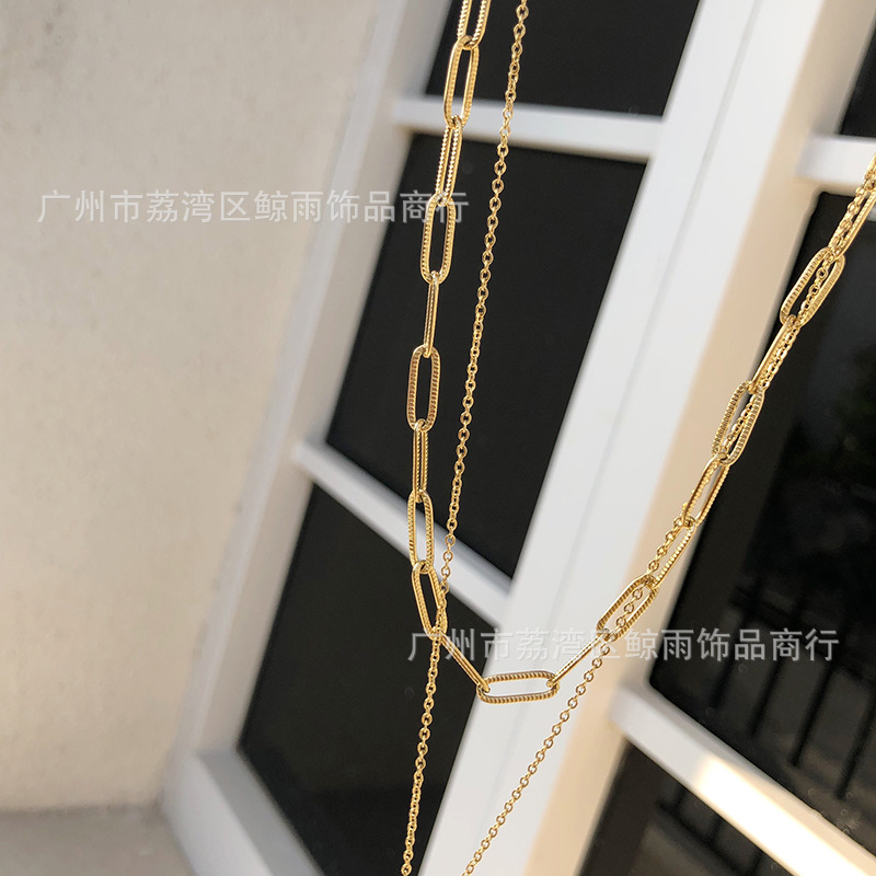 12g Weight Vacuum Plating Gold Plating Process 18K Gold Plated Plating Material 304 Stainless Steel Pendant Material Necklace Classification 304 Stainless Steel Chain Material 304 Stainless Steel Material Angel Pattern Women'S Gender Fashion Style Gold Color Wholesale Jewelry Fashion Angel 304 Stainless Steel 18K Gold Plated Necklace 12