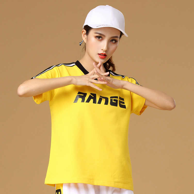 Shuffle Dance Clothing New Suit Female Yang Liping Spring and Summer Square Dance Sports Fashion Ghost Step Dance Fitness Dance Clothing