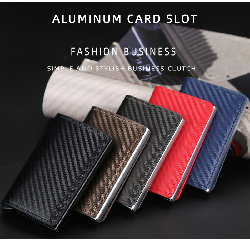 Baellerry Wallet/New Arrival Anti-theft Card Bag/rfid Short Automatic Pop-up Card Holder/both Men And Women Can Use_voghion.com