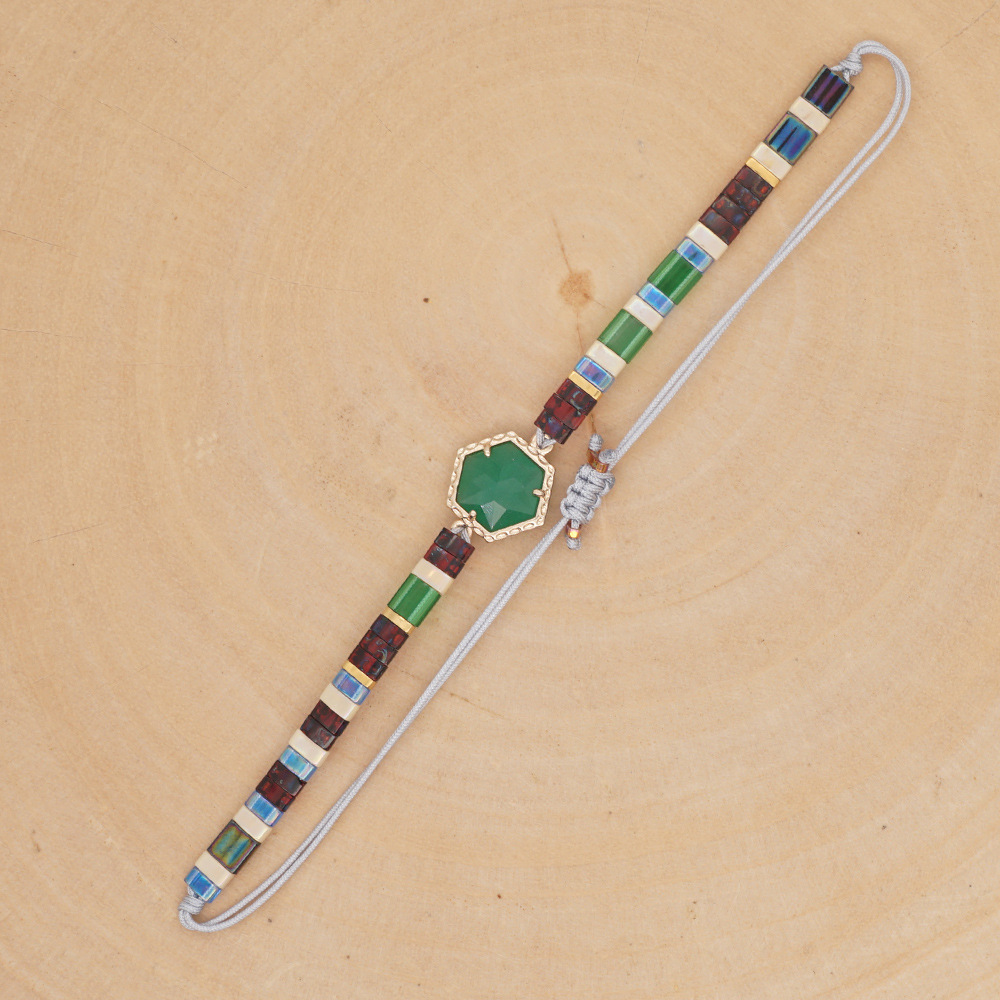 Bracelet De Couleur Diamant Bohème Perlé display picture 6