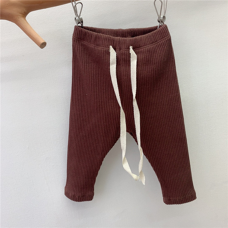 [Privacy New 7778] Niños de algodón sólido primavera y otoño leggings delgados ropa de primavera de niñas un envío gratuito