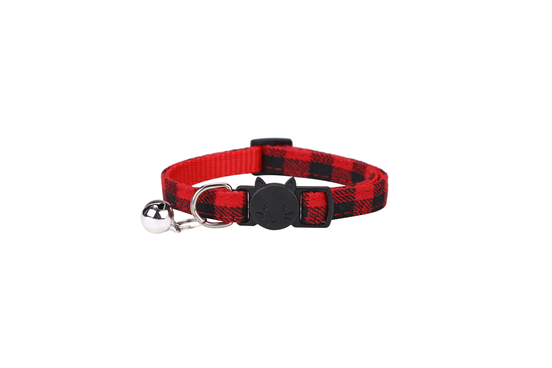 Gran Bretaña cuadrícula mascota gato perro collar colorido cuadrícula gato con productos para mascotas fabricantes de collar de campana caliente
