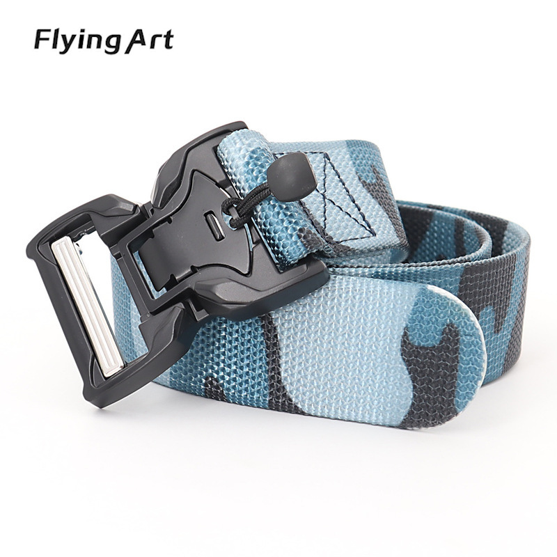 2020新款 男女士磁力扣腰帶 戶外戰術插扣腰帶 百搭 可定制logo