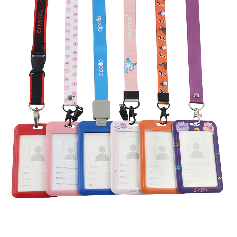 factory Customized Certificates Lanyard men and women currency Employee's card Lanyard portable Bus card Ferrule Lanyard