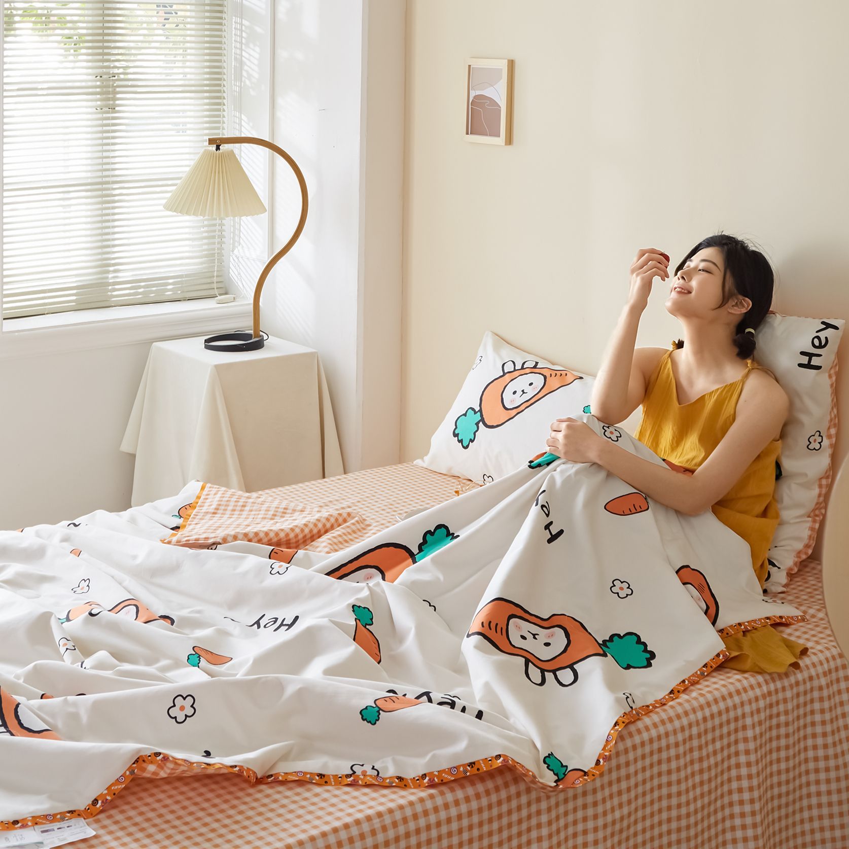 2020新款日系清洗卡通纯棉夏凉被空调被送礼礼品批发代发厂家直销|ru