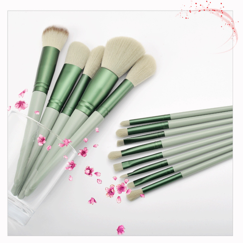 13支四季青化妝刷套裝便攜款軟毛腮紅刷面膜刷全套美妝工具