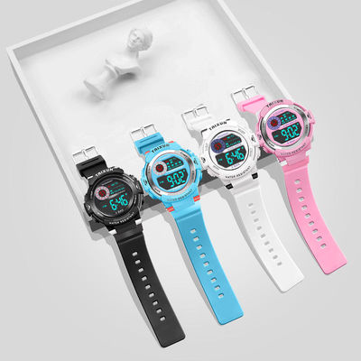 儿童电子手表男孩女孩防水电子表初中小学生夜光运动中青少年手表
