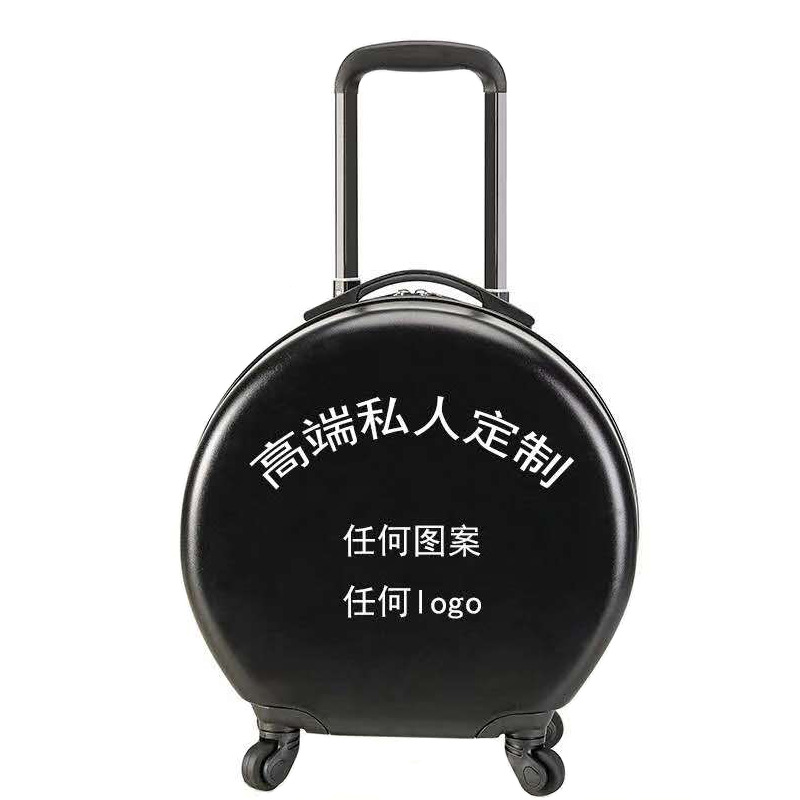 Children's luggage 18 inch 2021 new pattern Circular Cartoon Draw bar box Universal wheel student Gift Box customized LOGO
