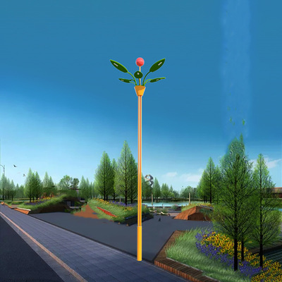 Park Residential quarters Lotus modelling Landscape light 8 Combination lamp led light source module street lamp customized