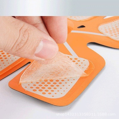 懒人健身腹肌贴健身仪手臂肌贴通用贴片进口水凝胶贴耗材跨境专供