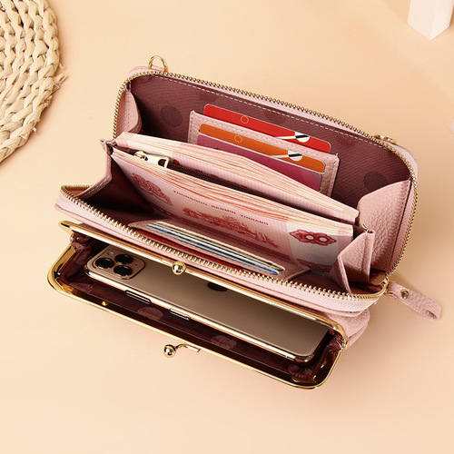  new style bags for women, mobile phone bag, cross-body bag, multifunctional pu leather evening bag, fashionable pebbled shoulder bag
