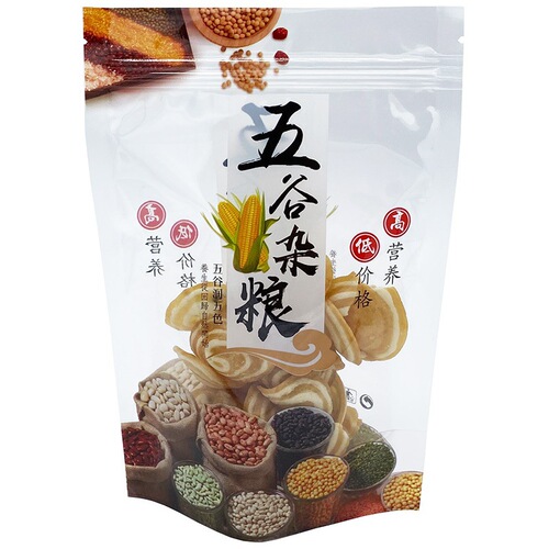 Factory direct sales of grain packaging bags, transparent self-sealing bags, oatmeal and corn flakes sealing self-sealing bags