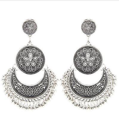 Retro Ethnic Style Geometric Alloy Plating Women's Drop Earrings display picture 3