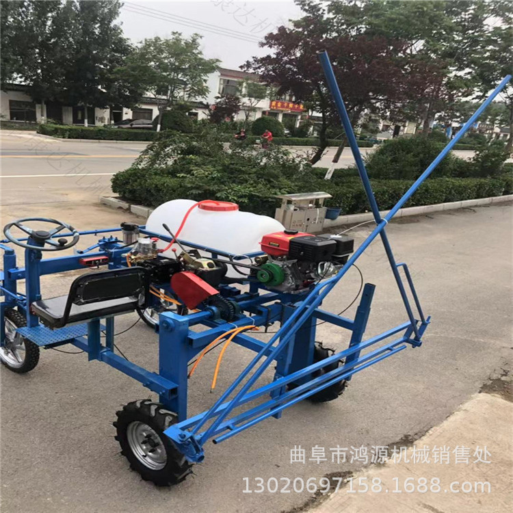 河北高架玉米打药机 小型自走式四轮打药机 新型柴油 三轮打药机