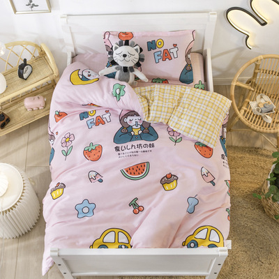 2020新品幼儿园被子三件套纯棉儿童午睡小被子全棉六件套含芯被褥