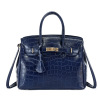 Platinum shoulder bag, fashionable one-shoulder bag, platinum 2024 sample, crocodile print, wholesale