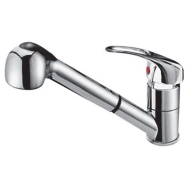 多功能廚房抽拉龍頭 可拉伸冷熱水龍頭 伸縮抽拉式混水龍頭